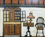 Impasto by Colin Ruffell, oil on board, sold Mar 2025