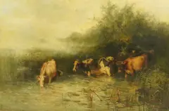 Untitled by Philip Eustace Stretton, oil on canvas, offered Mar 2025