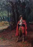 Highwayman in woodlandoil on panelsigned32 by William A. Breakspeare, oil on panel, sold Mar 2025