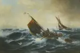 Untitled by Edward Henry Eugene Fletcher, oil on canvas, sold Mar 2025