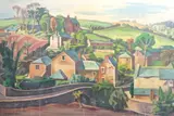 Untitled by Adrian Allinson, oil on canvas, sold Mar 2025