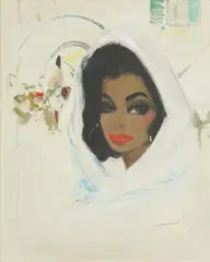 Untitled by Albert van den Pol, oil on canvas, sold Mar 2025
