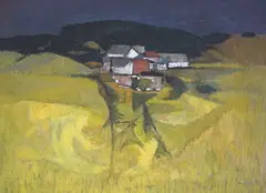 The Impending Evening by John Elwyn, oil on board, offered Mar 2025
