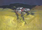 The Impending Evening by John Elwyn, oil on board, offered Mar 2025