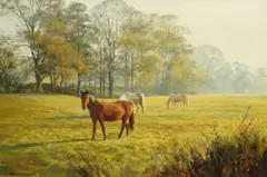Untitled by Donald Grant, oil on canvas, offered Mar 2025
