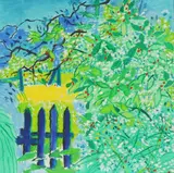 The Garden by Philip Sutton, 2007, oil on canvas, sold Mar 2025