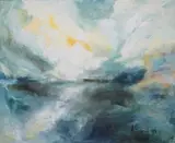 Untitled by Alice Scrutton, oil on canvas, sold Mar 2025