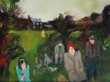 Evening, West Penwith Farm by Gill Watkiss, oil on canvas, sold Mar 2025