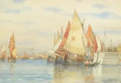 Untitled by Frederick James Aldridge, watercolour, offered Mar 2025