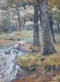 Oct. Day 13 by Charles Walter Simpson, watercolour, sold Mar 2025