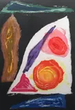 Reverieetching and aquatint on BFK Rives paper by John Hoyland, etching and aquatint, sold Mar 2025
