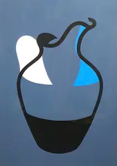 Water jug 1982 by Patrick Caulfield, screenprint, sold Mar 2025