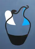 Water jug 1982 by Patrick Caulfield, screenprint, sold Mar 2025