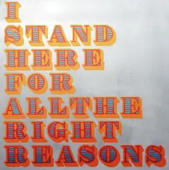 I stand here for all the right reasons by Ben Eine, 2018, screenprint, offered Mar 2025