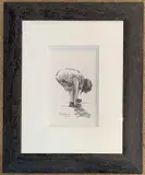 Small Kid Study - Charcoal on paper by Keith Proctor, 2009, Charcoal on paper, signed and dated, offered Oct 2025