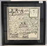 Red Alan Manifesto by Grayson Perry, print, sold Oct 2025
