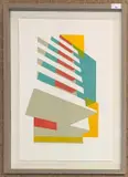 Embassy Court by Paul Catherall, 2010, linocut, sold Oct 2025