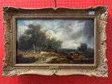 Passing Shower by Robert Finley McIntyre, oil on canvas, sold Oct 2025
