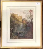 Reglan Castle by Jane Emily Cubit, 1863, watercolour, sold Oct 2025