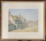 Bishops Waltham by Ernest Black, 1889, watercolour, sold Oct 2025