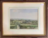'View from Pleasant View Road by Emma Black, 1900, watercolour, sold Oct 2025