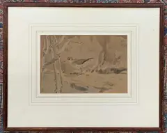 Common Sandpiper at Holkham by Richard Barrett Talbot Kelly, watercolour, sold Oct 2025