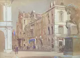 The Hague by Stanley Orchant, 1954, watercolour on card, offered Oct 2025