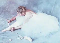La Rhapsodie En Bleu II by Douglas Hoffman, print, sold Jan 2026