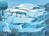 Dyfed Landscape by John Elwyn, lithograph, sold Jan 2026