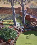 Park in Winter by Mavis Blackburn, oil on board, sold Dec 2025