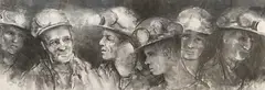 In the Cage by Valerie Ganz, charcoal, sold Dec 2025