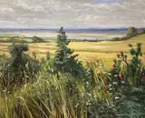 The Dee from Flintshire by Mavis Blackburn, oil on board, sold Dec 2025