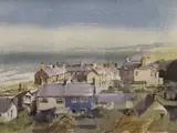 Borth by Gerry Ball, watercolour, sold Dec 2025