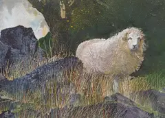 Untitled by Malcolm Edwards, watercolour, sold Dec 2025