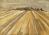 Friston Mill by Iola Spafford, etching, sold Dec 2025