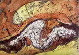 Quartz Vein, Porth Sant by John Hedley, etching, sold Dec 2025