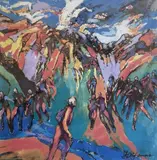 Coming Round the Mountains no. 51 by David Brightmore, print, offered Dec 2025