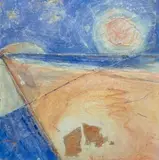 To the Island Study by Sonja Benskin Mesher, print, offered Dec 2025