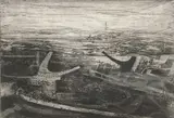 Homage to Paul Nash by Geoff Yeomans, 2006, etching, offered Dec 2025