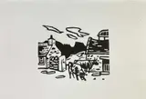 Cows by Kyffin Williams, linocut, sold Dec 2025