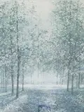 Woodland by Naomi Tydeman, mixed media, sold Dec 2025