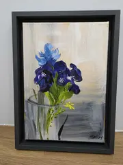 Flower Study no. 2 by Richard O'Connell, oil on board, sold Dec 2025