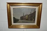 A northern terrace by Arthur Delaney, oil on canvas, sold Aug 2023