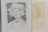 Comprising a by Hercules Brabazon Brabazon, pencil, sold Aug 2023