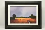 Enduring light by Barry Hilton, print on board, sold Aug 2023