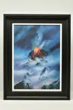 Blazing clouds by Philip Gray, print on board, sold Aug 2023