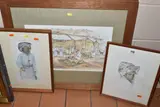 Comprising a Dhow by Halela Oman, WATERCOLOUR, sold Aug 2023