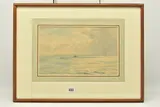 Spanish coast by Muirhead Bone, watercolour on paper, sold Aug 2023
