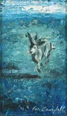 HareSigned Con Campbell by Con Campbell, Oil on board, sold Jun 2023