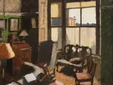 The Sitting RoomSigned with initials JM by John Maddison, Oil on board, sold Jun 2023